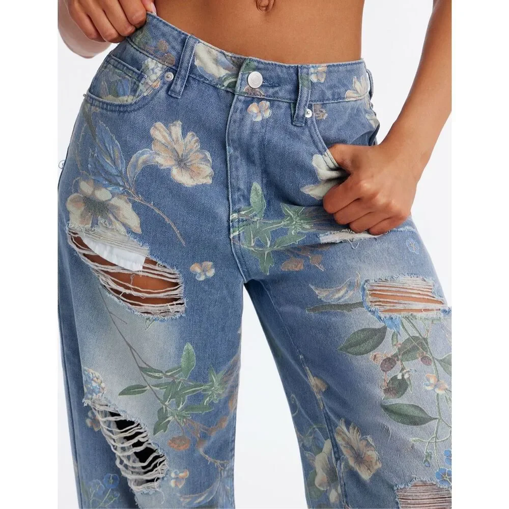 Fashionnova | blooming love wide leg jeans - Picture 4 of 5